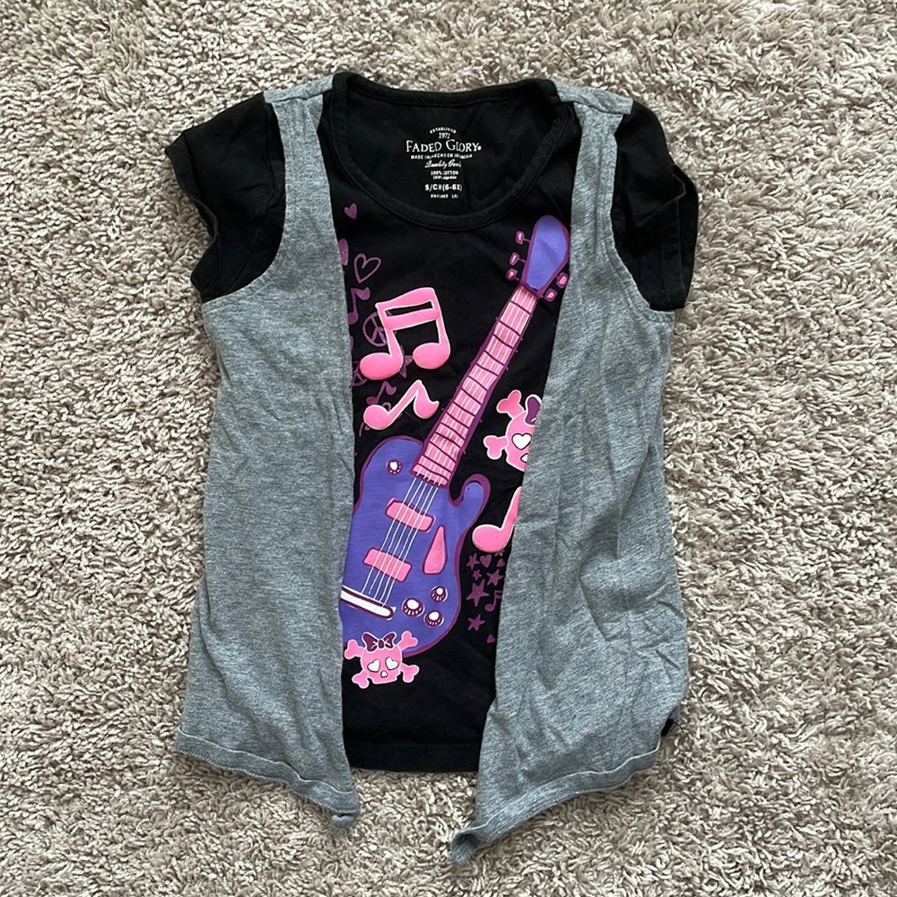 👶🏻5/$10👶🏻 Girls Rockstar Top